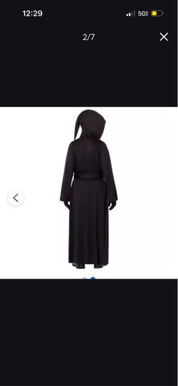 Kids Black Robe and Mask
