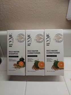 LuvMe Care Rice Water Hair Thickening Shampoo & Conditioner Set