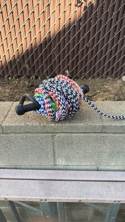 Adjustable ski rope