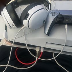 PS5, Controller, And Headset (All In One)
