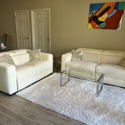 Very Nice Fully Adjustable Sofa & Love Seat