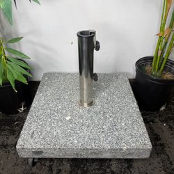 Umbrella Base Granite Heavy Duty Wheeled Heavy