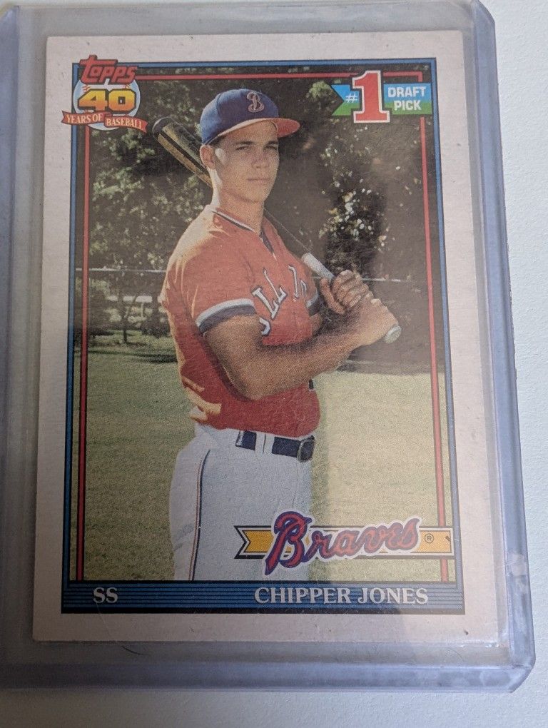 1991 Topps #333 Chipper Jones RC