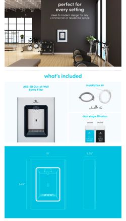 Avalon Wall Mounted Water Dispenser