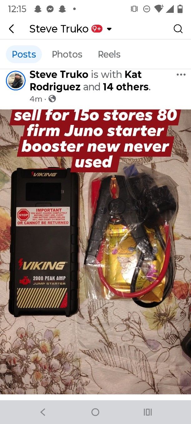 Brand New. Booster Car. Battery e