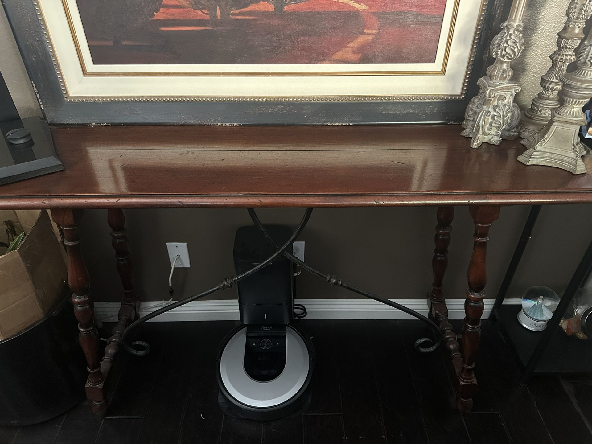 Solid cherry Wood Console Table