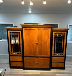 Entertainment Center Console/book storage/knick knaa ks