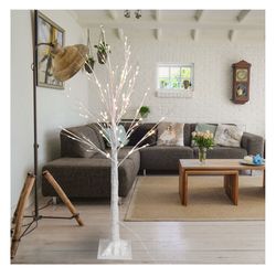 New in box 5ft lighted tree home decoration Christmas Tree
