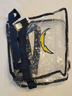 Clear Charger Messenger Bag NWT