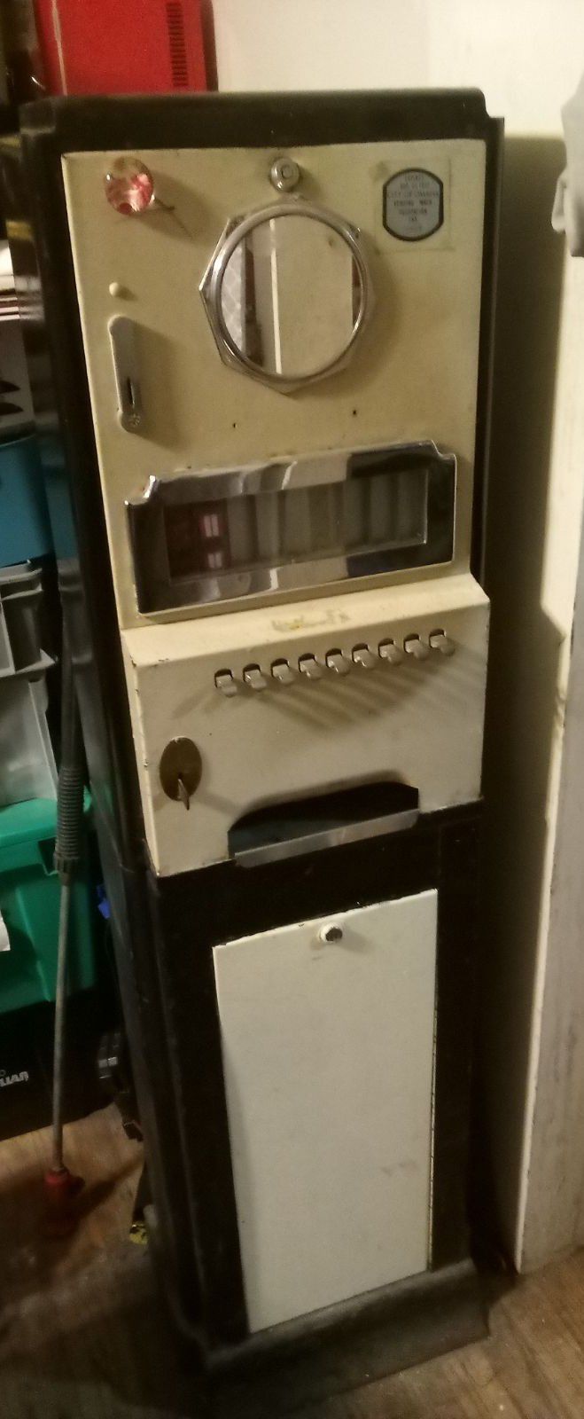 Antique Vintage Rare 1930s Cigarette Dispenser Machine 2000 OBO