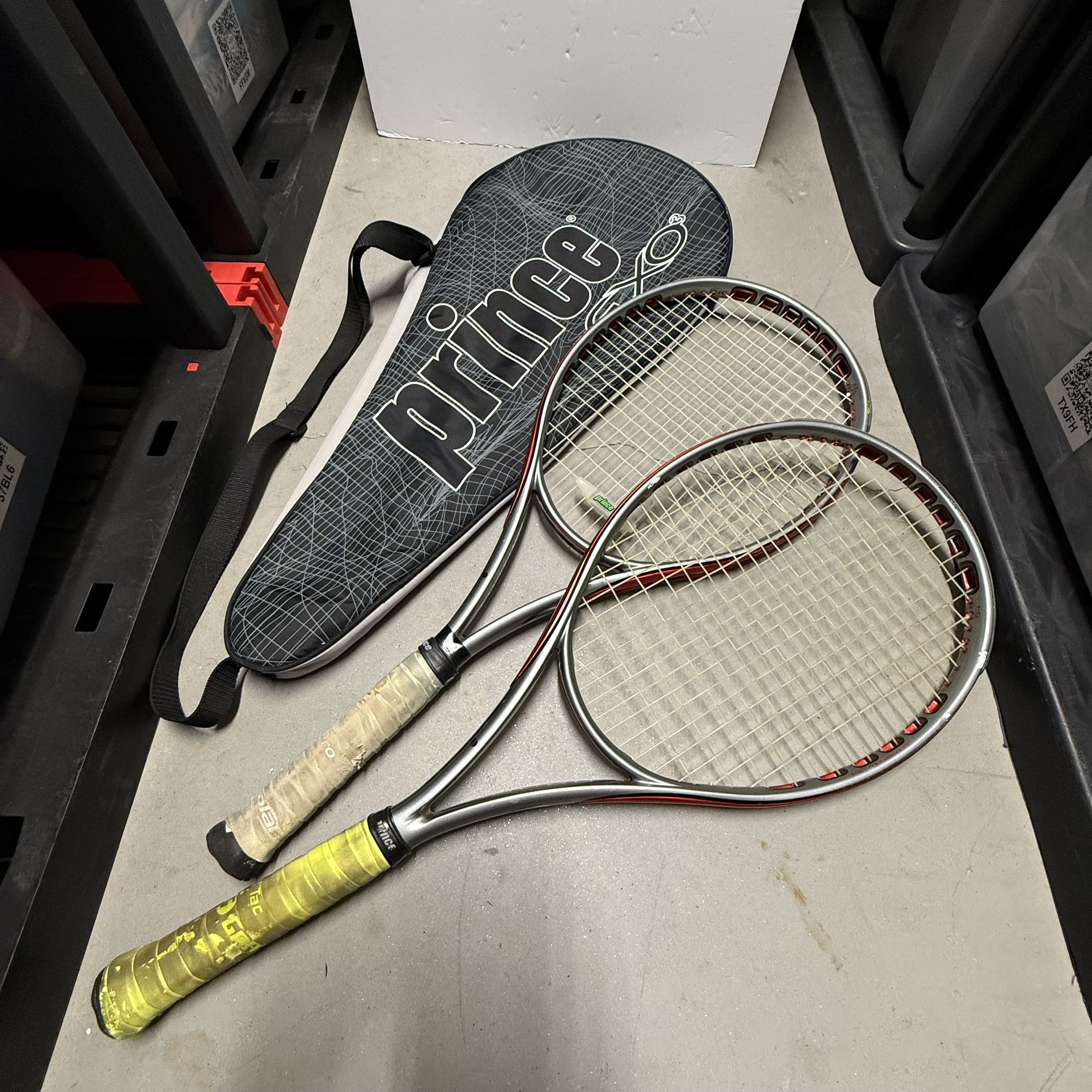 Prince Tennis Racquet O3 Speed Port Red 105" Midplus 4 3/8 inch Grip Size