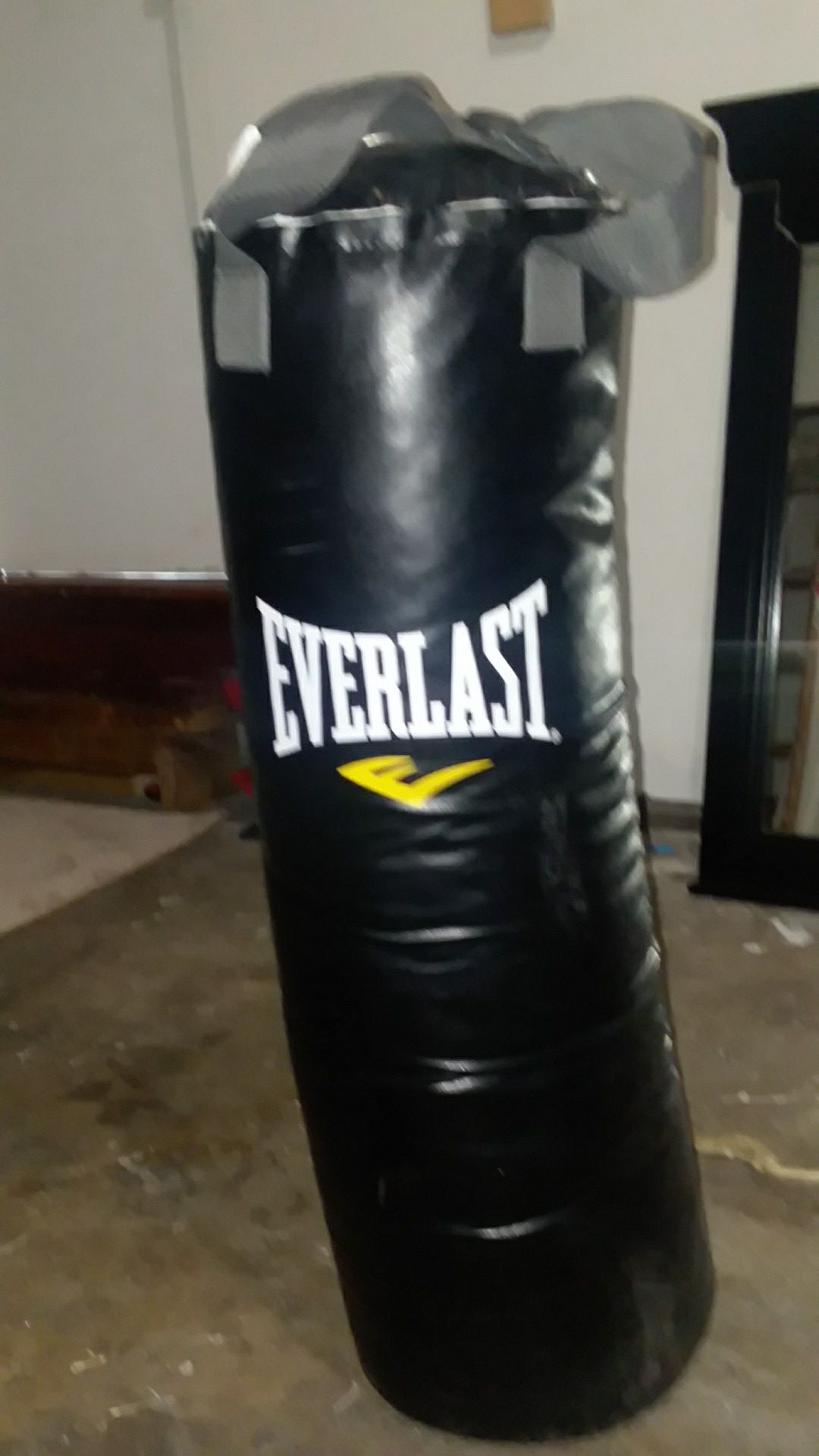 Barely used Everlast punching bag $ 60obo