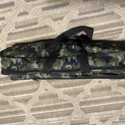 2 Brand New Retractable Fishing Poles, Bag And Mini Tackle Box