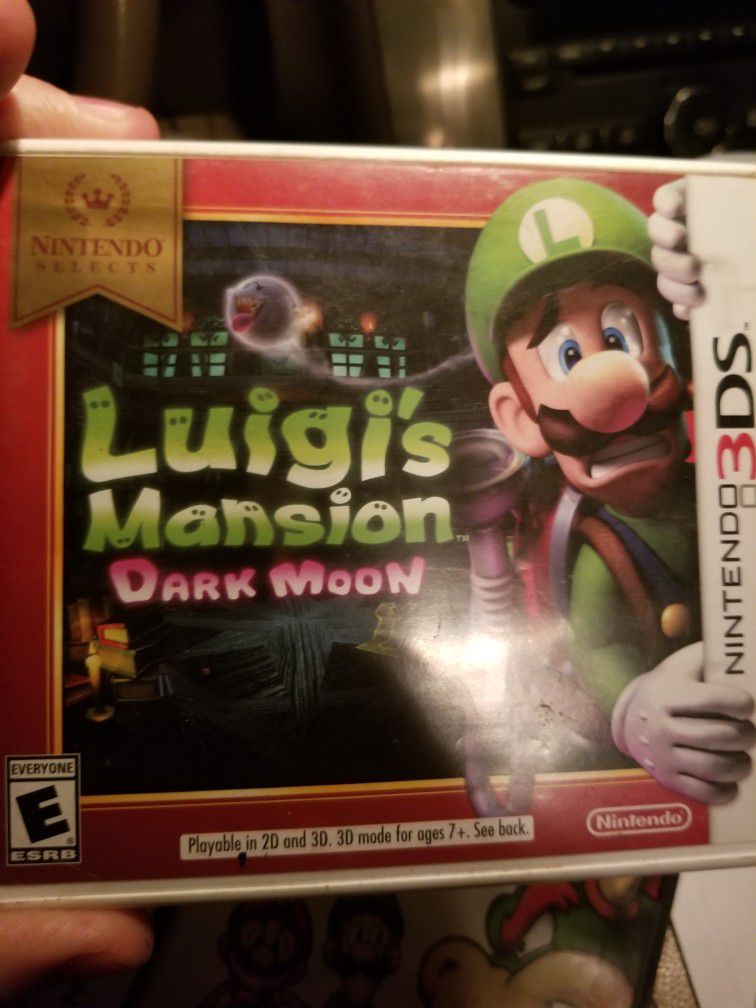 Nintendo 3ds Luigis mansion Dark Moon Excellent condition 