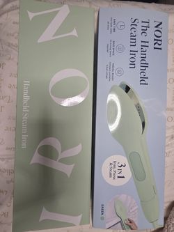Nori Press Handheld Travel Steam Iron - Green (Open Box/ Tested Once)