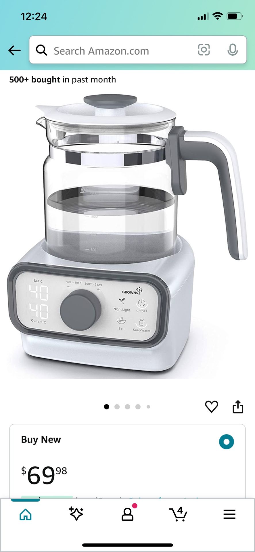 Grownsy Instant Kettle