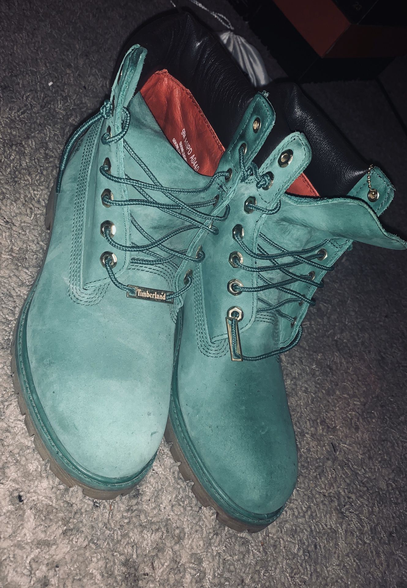 Winter green limited edition timberlands