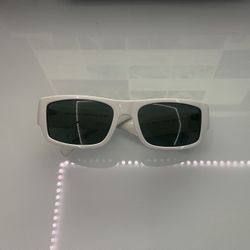 Versace White Unisex Sunglasses 