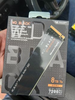 WD_Black SN850X NVMe SSD - M.2 2280 - 8TB