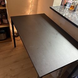 Black IKEA table
