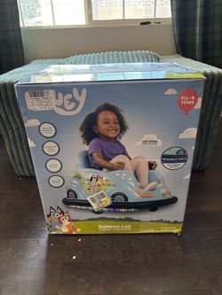 Bluey 6V Battery Powered Bumper Car Ride-On