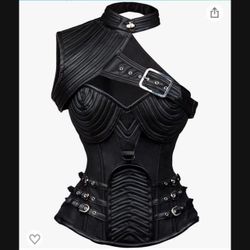 Sexy Thick and Durable Steam Punk Or fantasy Super Hero Corset XL New $96
