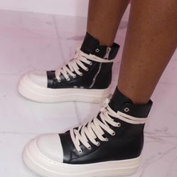 Black Ricky Sneaker Boots 