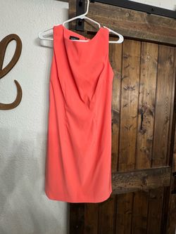 Salmon colored dress size 8