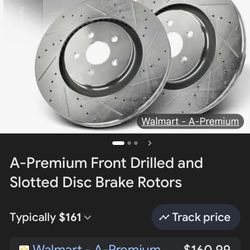 Drilled & Slotted Disc Brake Rotors