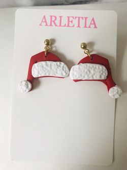 Santa Hat Earrings 