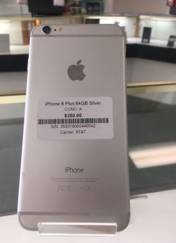 iPhone 6 Plus 64GB Silver AT&T