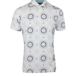 PUMA Golf Polo Shirt White Size L UPF 40