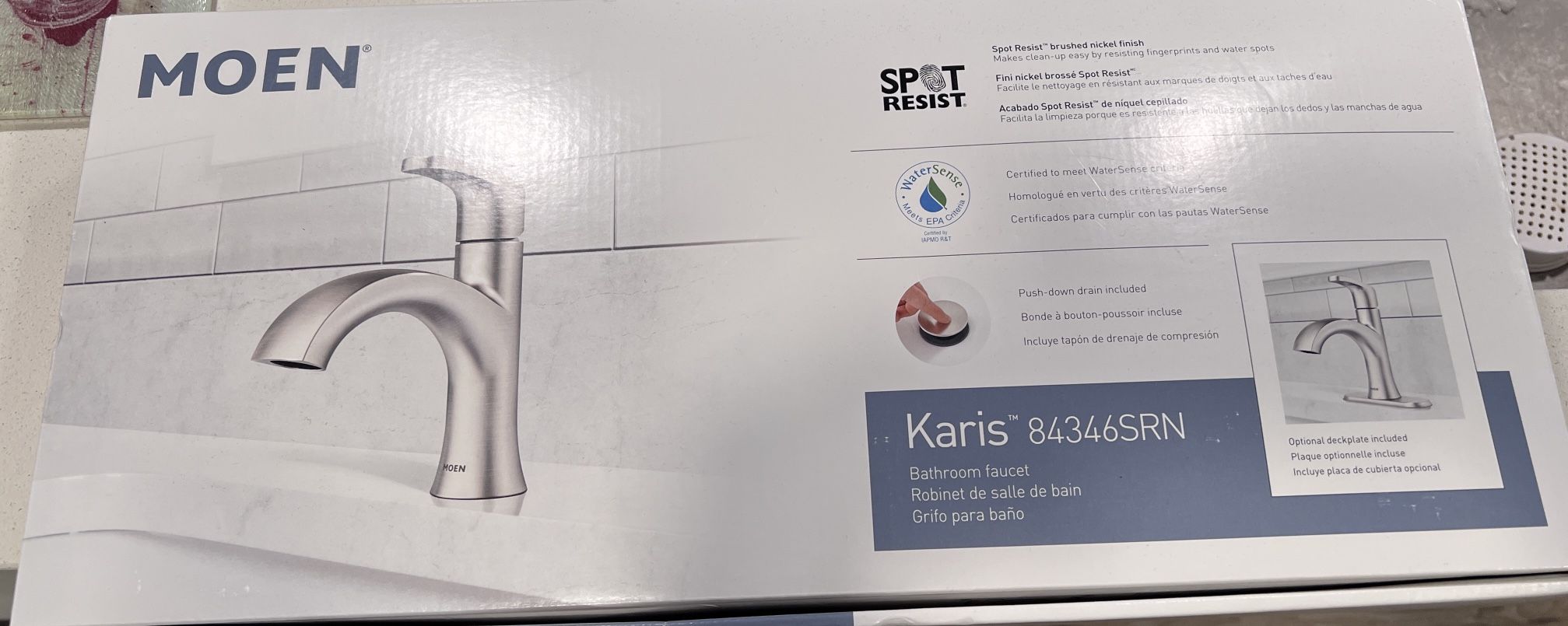 MOEN Karis Bathroom Faucet (84346SRN)