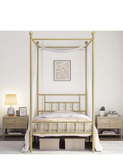 Metal Canopy Bed Frames 