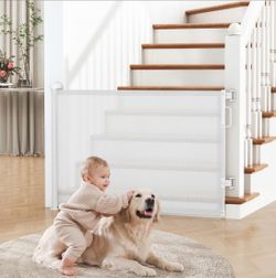 Cideny Retractable Baby Gate 55”