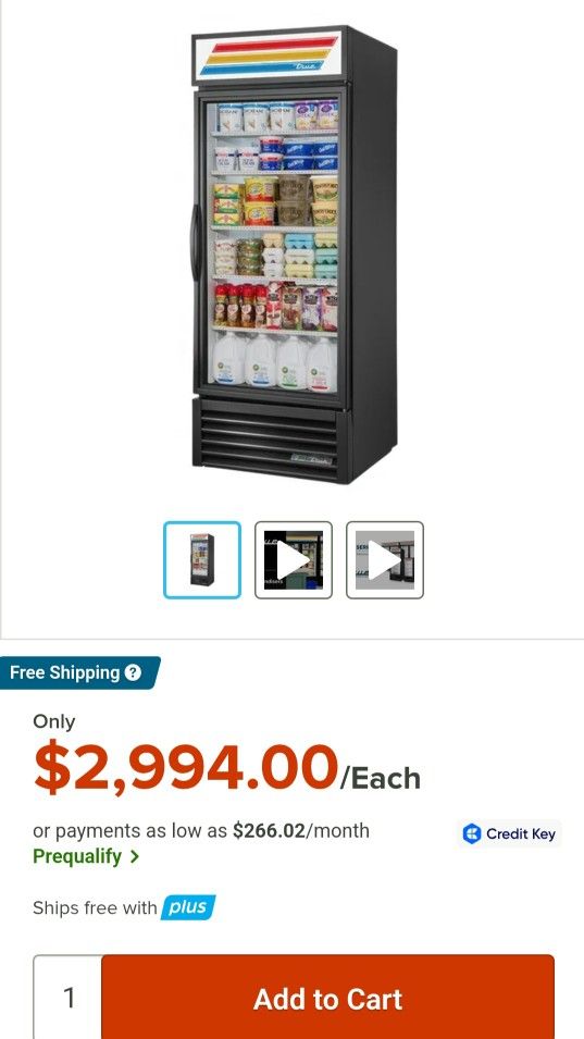 Commercial True Refrigerator