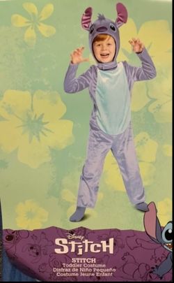 New Disney Stitch toddler size 2T costume and headpiece