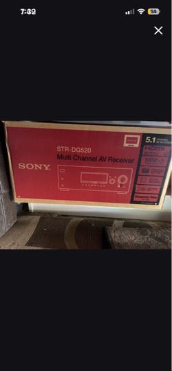 Sony STR-DG520 5.1 Channel AV Receiver