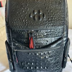 Boshiho real leather labtop backpack, daypack or travel bag