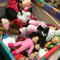 Mickey Minnie Dolls 