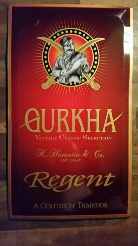 Gurkha Cigars - Tin Sign - 32" x18"
