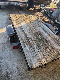 Flat trailer