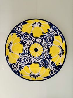 Mexican Talavera Ceramic Plate