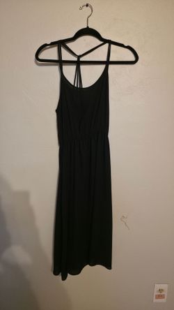 Black Spaghetti Strap Mini Dress