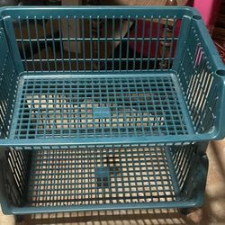 STACKABLE BASKETS ( 2 )(MUST PICK UP) 