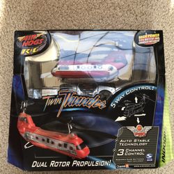 Air Hogs R/C Twin Thunder Helicopter - NEW