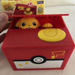Shine Pokemon Pikachu Electronic Coin Bank - Japan Pokemon Center Import