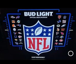 New Budlight NFL Opti Neon LED