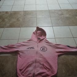 Pink hellstar zipup size M