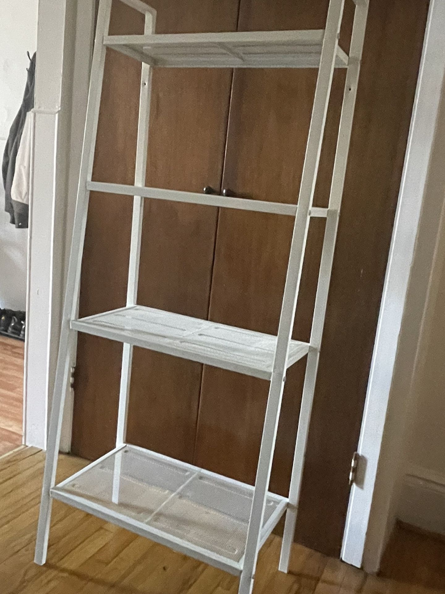 Ladder Shelf Storage Unit - 4 Shelves